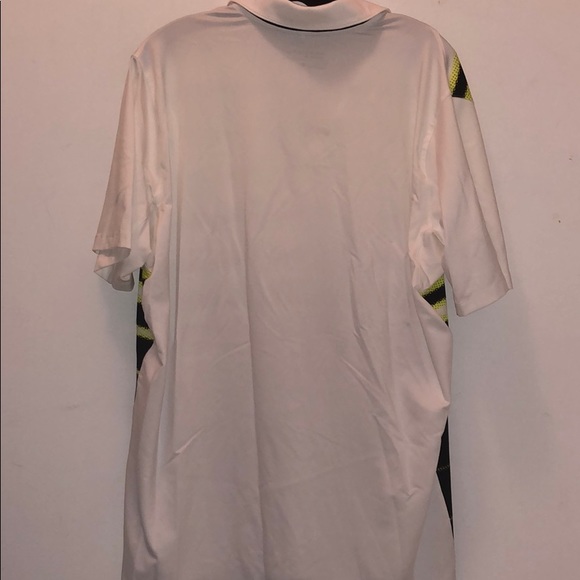 Men's Nike Golf Dryfit striped polo - Picture 6 of 6